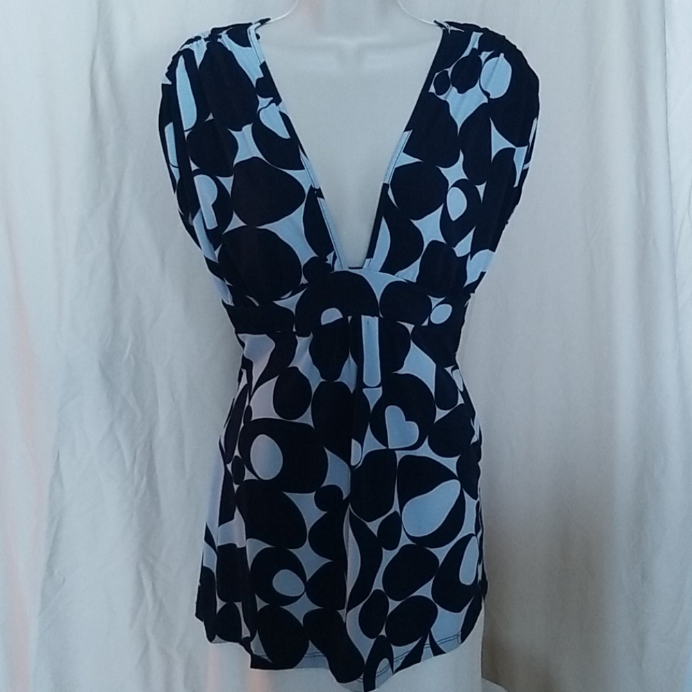 Geometric Print Top